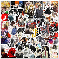50pcs Death Note Sticker Pack for Laptop, Phone, Water Bottle, Scooter, Fridge, Stationery (ONLINE ORDER ONLY)