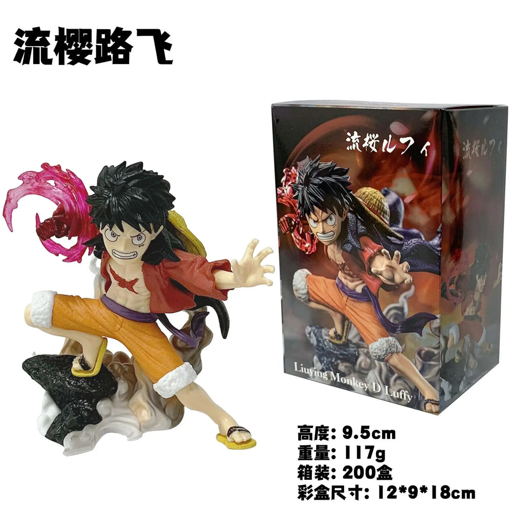 One Piece Luffy Figures: Flowing Cherry Sakura Model (ONLINE ORDER ONLY)