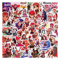 60pcs Cartoon Nemona Sticker Set for Laptop, Phone, Car, Scooter, Water Bottle, Stationery, Fridge (ONLINE ORDER ONLY)