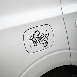 THE  falling Cute little spaceman stickers .Add a Touch of Space Magic to Your Car with Stylish Car Accessories. (ONLINE ORDER ONLY)