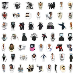 10/30/50PCS Cartoon Game Skibidi Toilet Stickers Kids Toys Graffiti For Phone Fridge  Skateboard Laptop Bike DIY Decoration Gift (ONLINE ORDER ONLY)