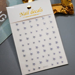1Pc Red Pink White Heart Bow Nail Art Stickers with Glitter Sequins 5D Self Adhesive Nail Decorations Slider Decals DIY Manicure (ONLINE ORDER ONLY)