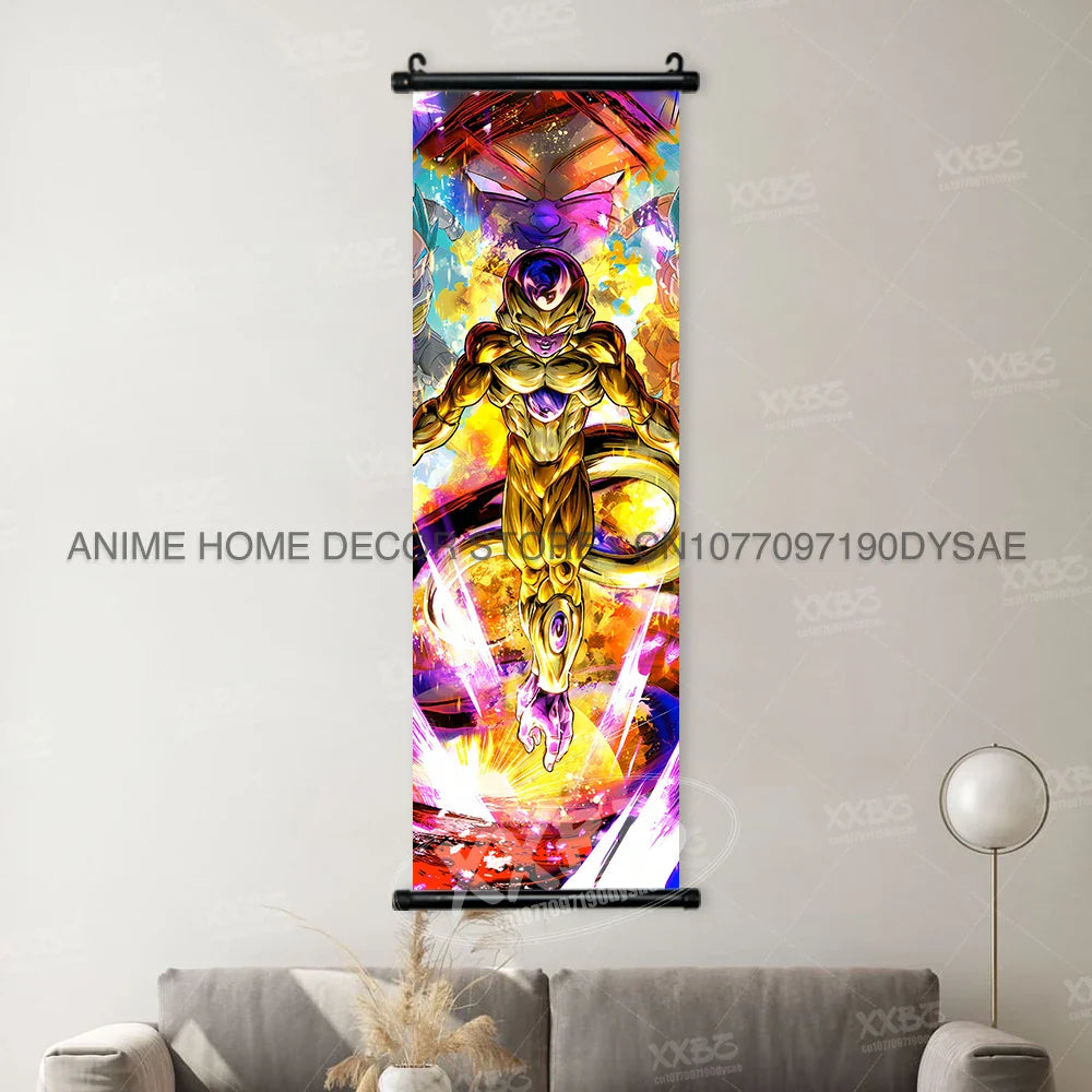 Dragon Ball Posters: Goku & Vegeta Anime Wall Scrolls (ONLINE ORDER ONLY)
