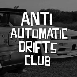 “ANTI AUTOMATIC DRIFTS CLUB"Stickers,Car Styling Decoration Car Accessories Waterproof Vinyl Decal,For Car Truck Motorcycle (ONLINE ORDER ONLY)