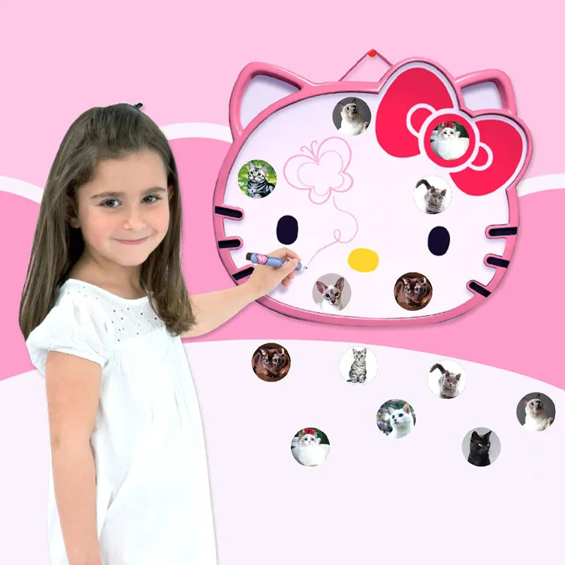 100-500pcs Creative Animals Cat Stickers 1inch Labels Reward Sticker For School Teacher Kids Smile Stationery Sticker (ONLINE ORDER ONLY)