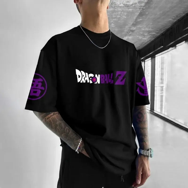 Dragon Ball Goku T-Shirt: Classic Hot Blood Anime Portrait (ONLINE ORDER ONLY)