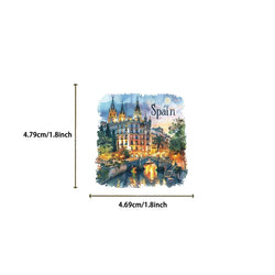 50PCS Cartoon City PET Sticker Aesthetic Decoration Scrapbooking Korean Stationery DIY Hand Accounting Tools Supplies for Kids (ONLINE ORDER ONLY)