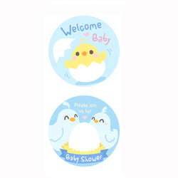 100-500pcs Cute Animal Encourage Sticker Kawaii Children Reward Stickers Creative School Supplies 2.5cm Circle Kids Toy Stickers (ONLINE ORDER ONLY)