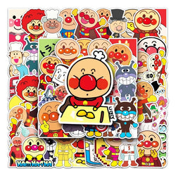 50pcs Cartoon Graffiti Stickers for Laptop, Phone, Car, Water Bottle, Suitcase, Stationery, Refrigerator (Online Order Only)