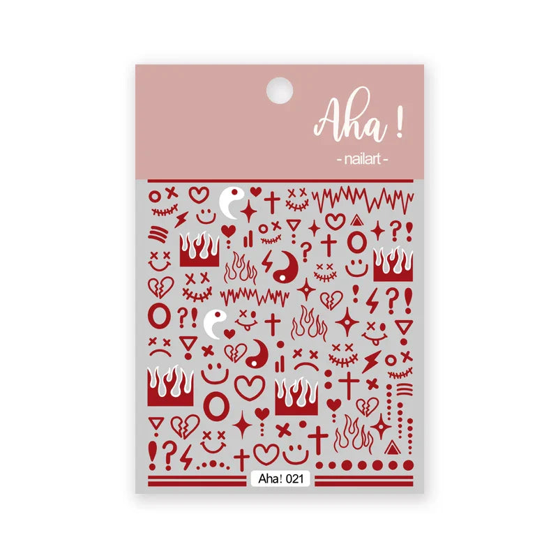 1Pc Cherry Fruit Nail Sticker Nail Art Decals Summer Lemon Grapefruit Self Adhesive DIY Nail Stickers Aha Series Nail Art Decor (Online Order Only)
