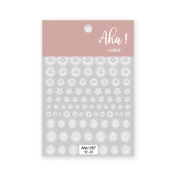 1pc 3D Cloud Moon Design Nail Art Stickers Ultra Thin Self Adhesive Nail Art Decals White Clouds Nail Art Decoration Supplies *N (Online Order Only)