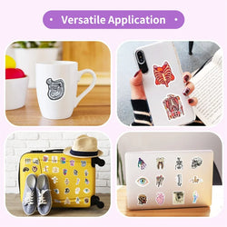 10/30/50PCS Kawaii Creative Brain PVC Sticker Aesthetic Children's Stationery DIY Decoration Scrapbooking School Supplies (ONLINE ORDER ONLY)