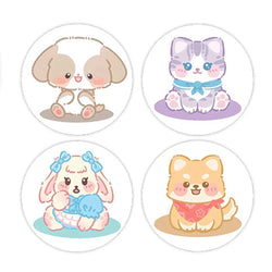 100-500pcs Cartoon Animal Children Sticker Label Cute Toy Game Adhesive Labels Sticker DIY Gift Sealing Label Decoration (ONLINE ORDER ONLY)