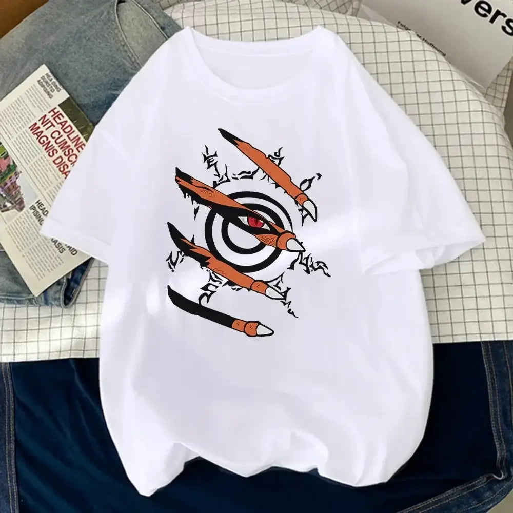 Naruto Graphic T-Shirt: Nine-Tails Seal Anime Top (ONLINE ORDER ONLY)