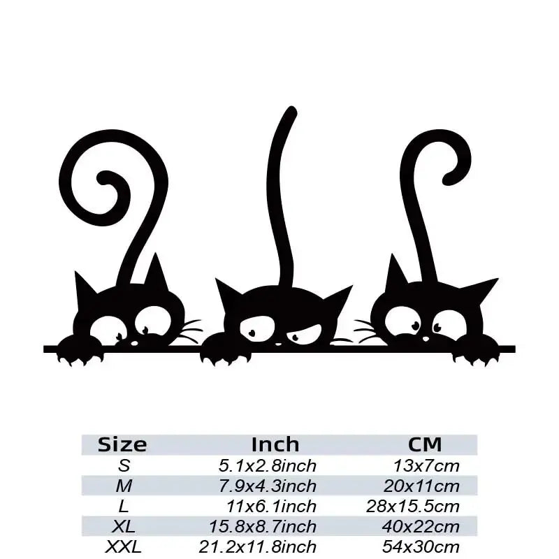 Cat family Stickers，cute&funny for cats lovers ，for cars trucks motorcycles and laptops！ (ONLINE ORDER ONLY)