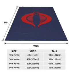 G.I. Joe Blanket - Cobra Logo (ONLINE ORDER ONLY)