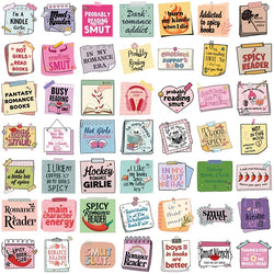 10/30/50PCS Pink Girl Book PVC Sticker Aesthetic Children's Stationery DIY Decoration Scrapbooking School Supplies for Kids (Online Order Only)