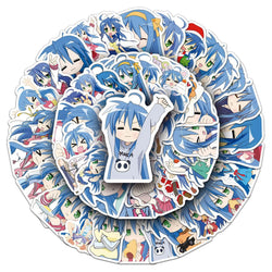 10/30/50PCS Izumi Konata Stickers Animation Decals Cartoon DIY Toy Fridge Luggage Laptop Phone Guitar Bike Skatebaord Sticker (ONLINE ORDER ONLY)