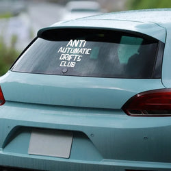 “ANTI AUTOMATIC DRIFTS CLUB"Stickers,Car Styling Decoration Car Accessories Waterproof Vinyl Decal,For Car Truck Motorcycle (ONLINE ORDER ONLY)