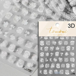 Shiny Colorful Color Block Fragment Square Fragment Grid Rhombus 3D Self Adhesive Nail Art Stickers Rhinestone Manicure Decals (Online Order Only)