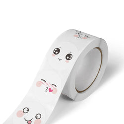 500pcs/roll Cute Cartoon Sealing Stickers Thank you Sticker Envelope Gift Decor Labels Children Stationery Stickers 1 Inch (ONLINE ORDER ONLY)