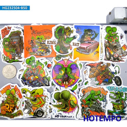 20/30/50Pieces Funny Punk Monster Cool Crazy Mouse Stickers for Phone Skateboard Motorcycle Car Bike Luggage Laptop Sticker Toys (Online Order Only)