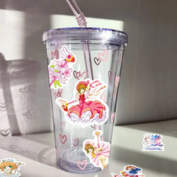 10/30/50PCS Card Captor Sakura Stikers Funny Anime Decals Magic Sticker Luggage Laptop Guitar Bike Cartoon Decoration Kids Toys (ONLINE ORDER ONLY)