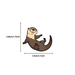 50PCS Cute Otter Animal Cartoon Sticker Decals DIY Phone Laptop Stationery Waterproof Kawaii Kids Decoration Sticker Toys (ONLINE ORDER ONLY)