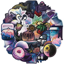 Cartoon Graffiti Stickers for Suitcase, Skateboard, Laptop, Luggage, Phone - 10/30/56Pcs DIY Decals (ONLINE ORDER ONLY)