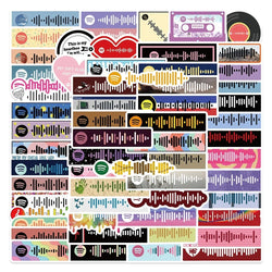 10/30/68PCS Singer Girl In Red Musical Note Sticker Graffiti Funny Song Decals Decoration Scrapbook Laptop Phone Guitar Kids Toy (ONLINE ORDER ONLY)