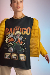 Katsuki Bakugo T-Shirt: MHA Anime Hero Manga Tee (ONLINE ORDER ONLY)