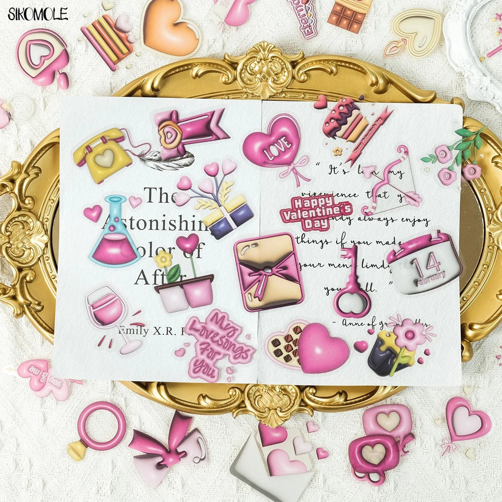 50PCS Valentine's Day Love Stickers for Laptops & Skateboards (Online Order Only)