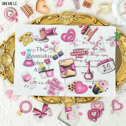50PCS Valentine's Day Love Stickers for Laptops & Skateboards (Online Order Only)