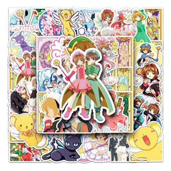 Cardcaptor Sakura Anime Stickers (50pcs) for Laptop, Phone, Suitcase, Water Bottle, Scooter, Fridge, Stationery (Online Order Only)