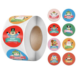 100-500pcs Christmas Stickers Thank You Sticker For Seal Label Scrapbooking Christmas Decoration Sticker Stationery Paper (ONLINE ORDER ONLY)