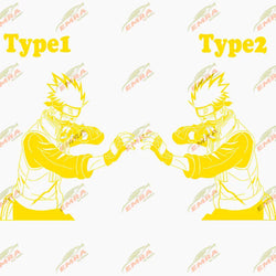 Anime Sticker For Car Sticker Decoration Window Body Hood Creative Personality Big Stickers Die Cutting PVC Vinyl Decals (ONLINE ORDER ONLY)