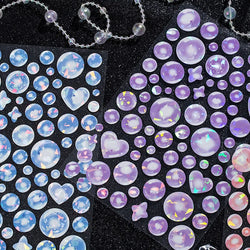 1PCS Kawaii Laser Bubbles Decorative Stickers Diary Idol Photocards DIY Craft Stickers Scrapbooking Stickers Confetti Sticker (Online Order Only)