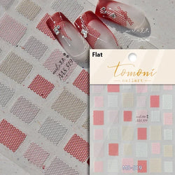 Shiny Colorful Color Block Fragment Square Fragment Grid Rhombus 3D Self Adhesive Nail Art Stickers Rhinestone Manicure Decals (Online Order Only)