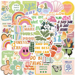 Cute Pink Aesthetic Girl Stickers for Laptop, Suitcase, Guitar, Phone - 10/30/50PCS (Online Order Only)