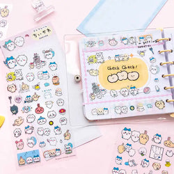 1Pc New Cute Cartoon Sticker Kids Toy DIY Material Decoration Stationery Stickers Idol Card Deco Scrapbook (ONLINE ORDER ONLY)