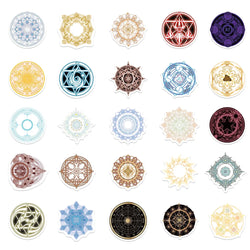 10/50Pcs Anime Magic Circle Stickers Decals For Refrigerator Laptop Skateboard Luggage Phone Stickers Kids Party Toy (Online Order Only)