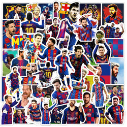 50pcs Lionel Messi GOAT Graffiti Stickers for Helmet, Wall, DIY Decor (ONLINE ORDER ONLY)