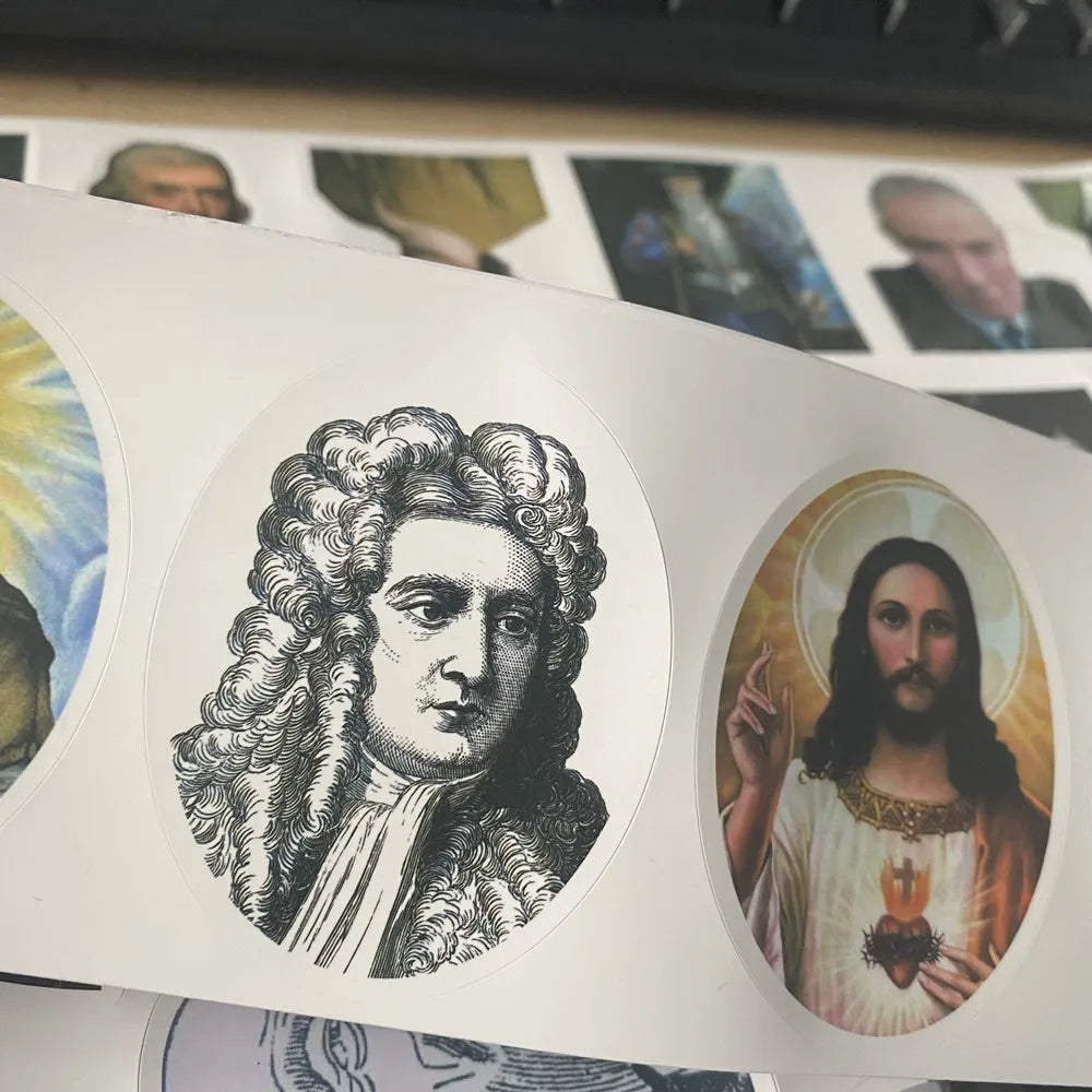 100Pcs Portraits of Celebrities Stickers Decals DIY Water Bottle Laptop Luggage Waterproof Cute Girls Stickers 2023 (Online Order Only)