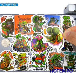 20/30/50Pieces Funny Punk Monster Cool Crazy Mouse Stickers for Phone Skateboard Motorcycle Car Bike Luggage Laptop Sticker Toys (Online Order Only)