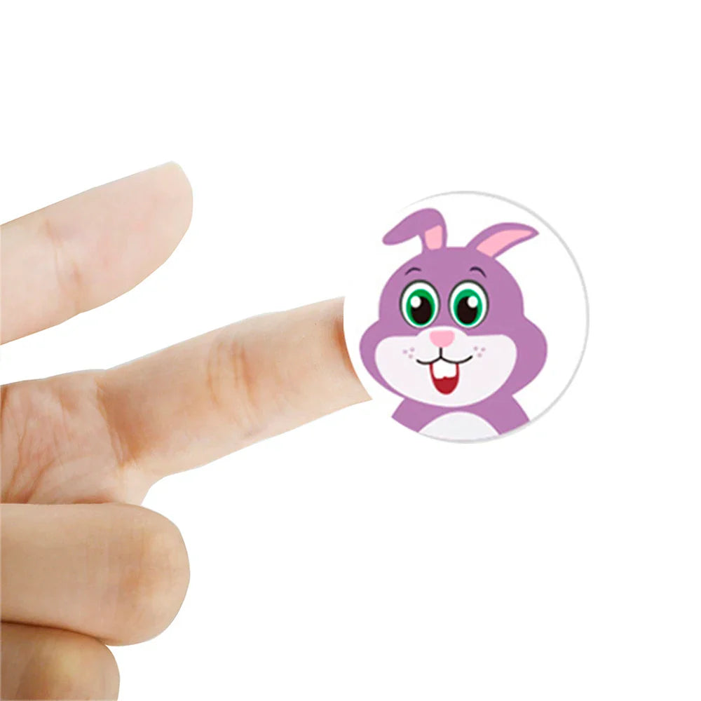 100-500pcs Reward Encouraging Graphic Stationery Animal Sticker Kindergarten School Students Child Teacher Cartoon Cute Sticker (ONLINE ORDER ONLY)