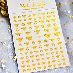 1PC Heart Love Design 3D Nail Art Sticker English Letter Self-Adhesive Slider Valentine's Day DIY Manicure Tips Accessories Tool (ONLINE ORDER ONLY)