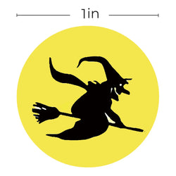 100-500pcs Halloween Stickers 1inch Self Adhesive Label Paper Candy Bags Stickers Package Seal Gift Packaging Sealing Crafts (Online Order Only)