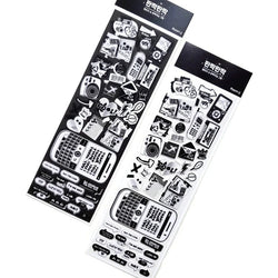 2pcs Korean Retro Phone Dialog Laser Sticker Scrapbooking DIY Album Decoration Sticker Personalized Ins Kawaii Stationery (ONLINE ORDER ONLY)