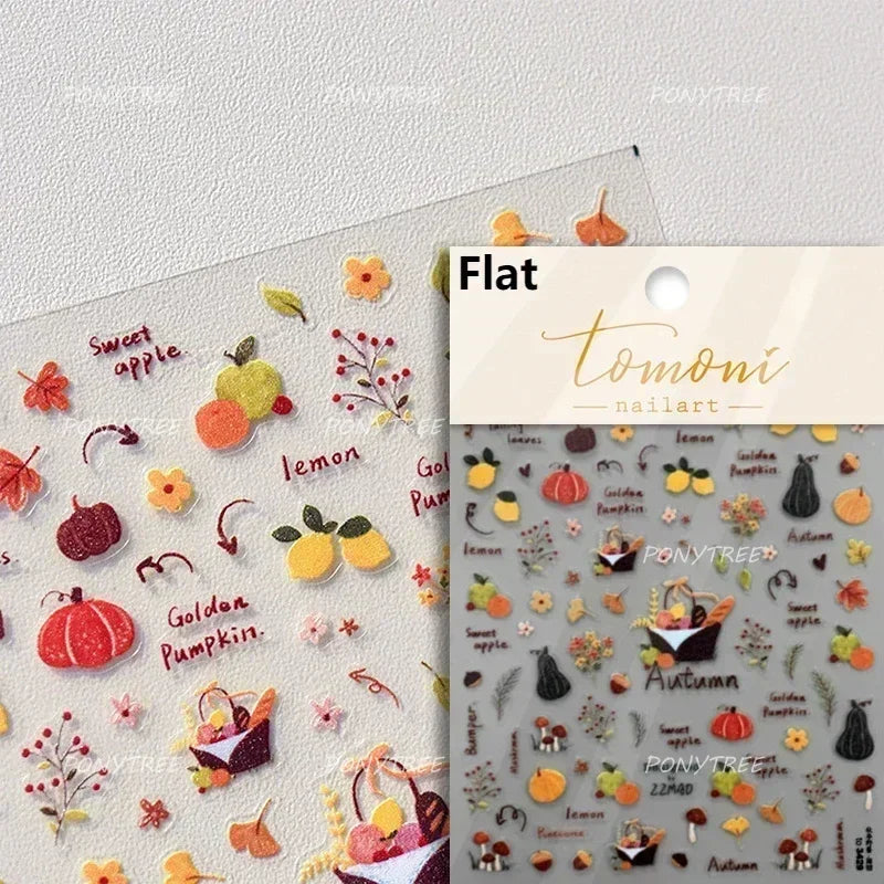 Hot Stamping Purple Line Love Heart Lace Bowknot Chain Branches Star Flower Leaf Butterfly Plant Flower Nail Art Stickers Decals (Online Order Only)