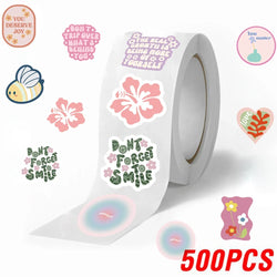 100-500pcs Cute Cartoon Animals Stickers Stationery Thank You Seal Stickers Anime Decals For Teacher Student Kids Toy (ONLINE ORDER ONLY)